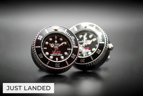 Luxury Miniature Watch Cufflinks
