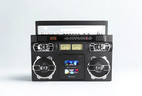 Portable Retro CD Boombox