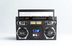 Portable Retro CD Boombox