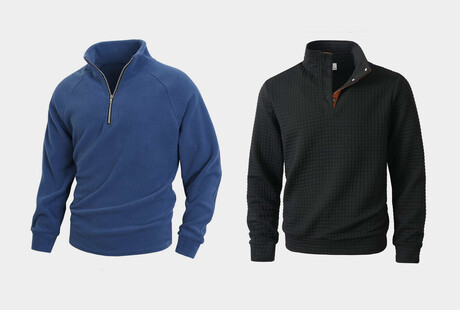 A New Drop Of 1/4 Zips