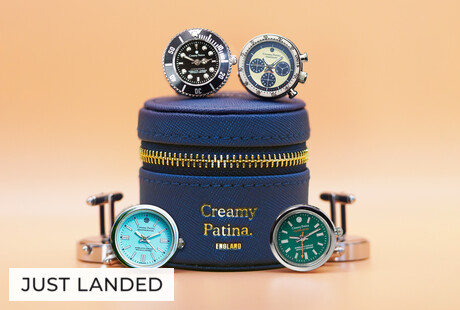 Luxury Miniature Watch Cufflinks